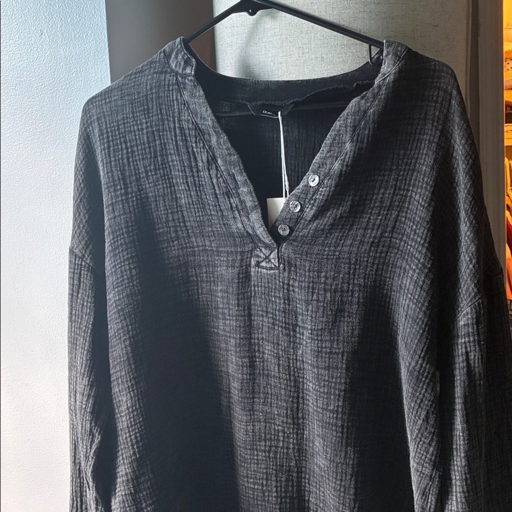 Chic Black Button Down Shirt for Women
